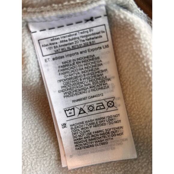 Adidas Men's‎ Fleece Tech Hooded Full Zip Sweatshirt Pullover Gary Size Medium - Picture 11 of 14